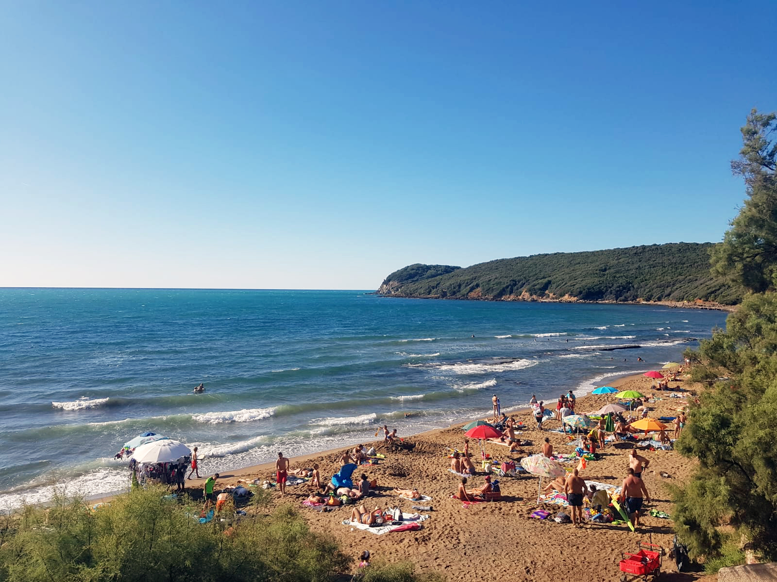 Hundestrand in der Toskana