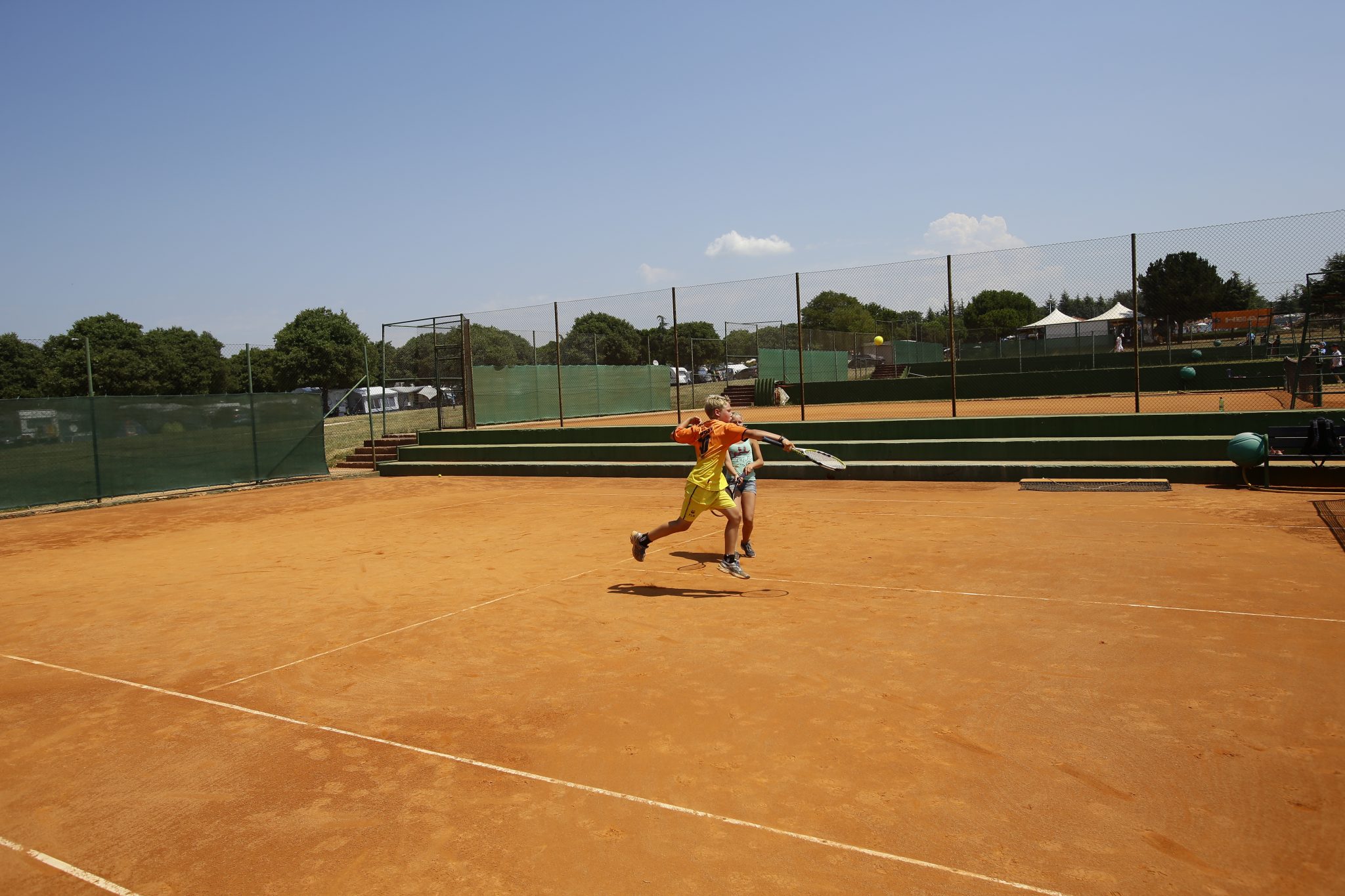 Tennisplätze auf Camping Umag