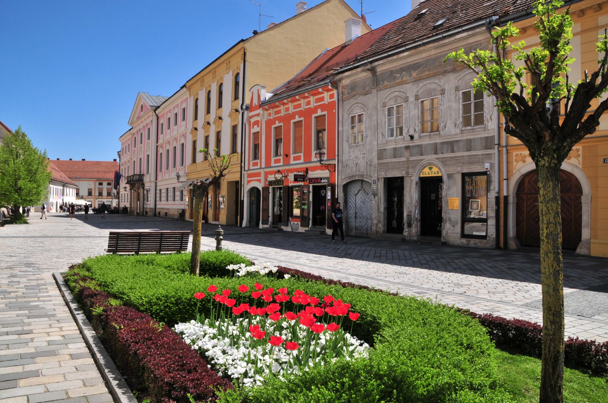 Sehr schön erhaltene Altstadt Gebäude in Varazdin