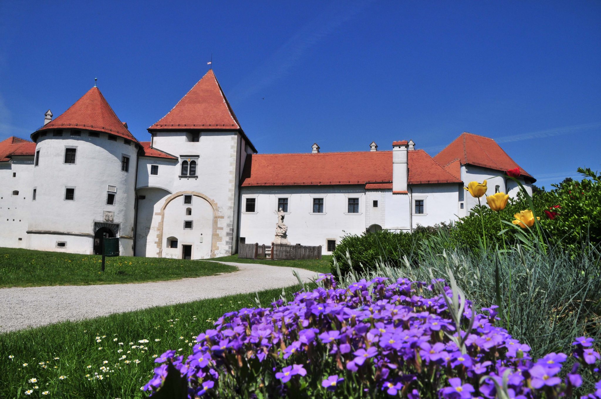 Gemüsegarten im Hinterhof des Ursulinenklosters von Varazdin.