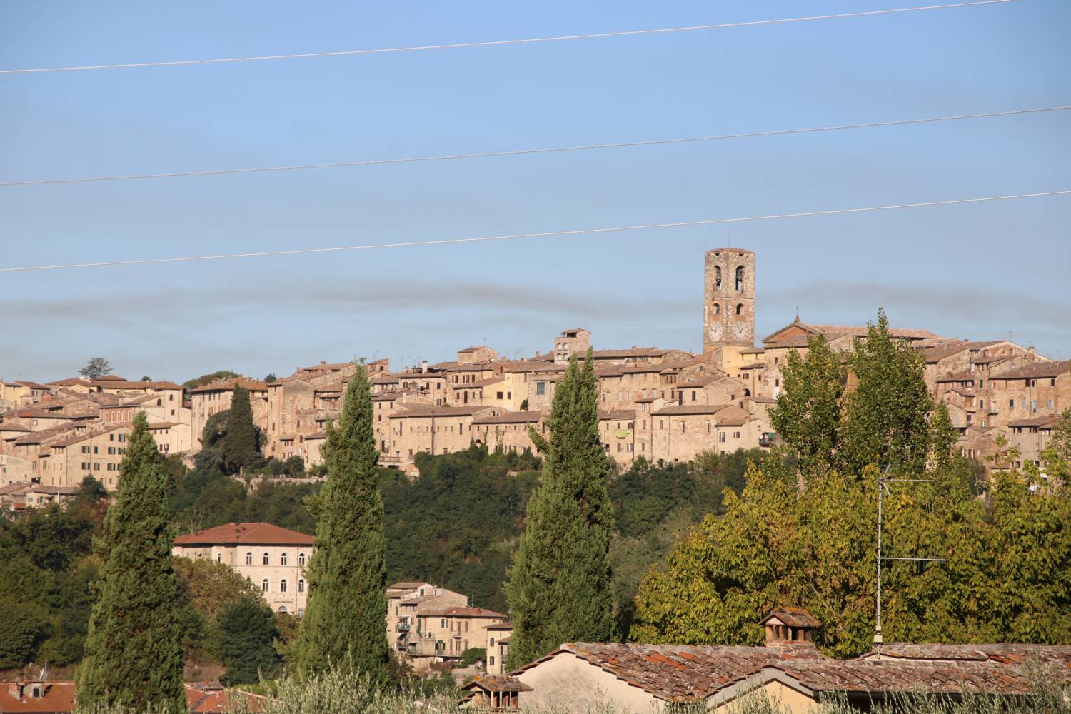 Stadtpanorama von Solle Val d'Elsa