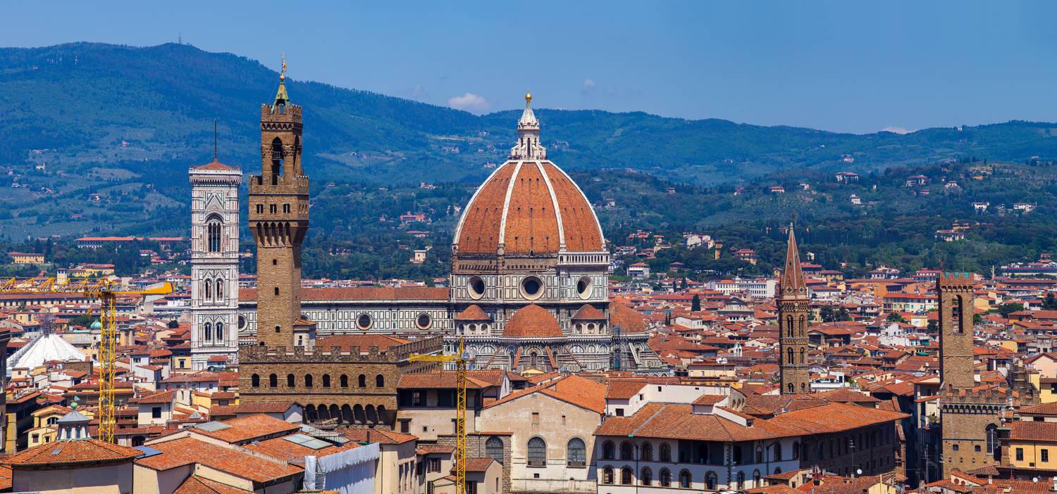 Blick über Florenz.